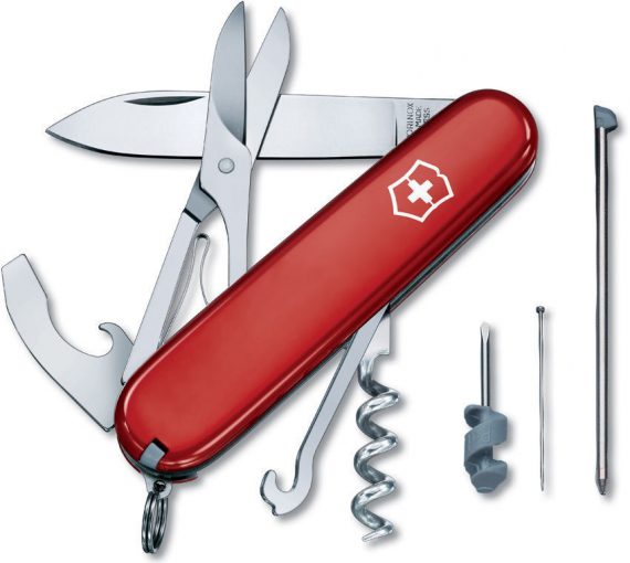 13405-VICTORINOX-SWISS-ARMY-POCKET-KNIFE-COMPACT-RED-15-TOOLS-VI54941-54941-NEW-0