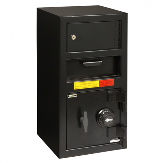 American Security DSC2014KC – “B” Rated Front Loading Deposit Safe With Top Locker