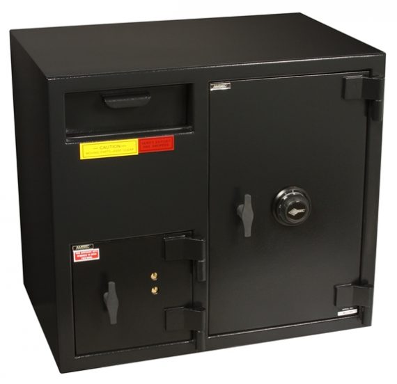 American Security DSF2731KC – “B” Rated Front Load Depository Drop Safe With Dual Key Entry Depository and Large Combination Side Safe
