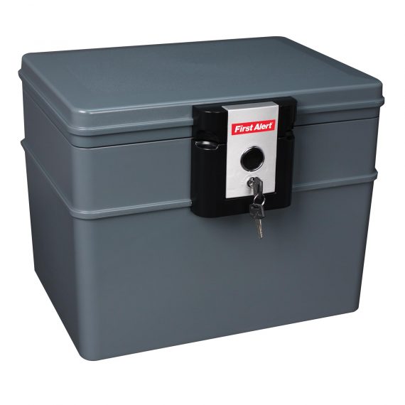First Alert 2037F Chest Fire/Water Chest w/ Key Lock – .62 Cubic Ft