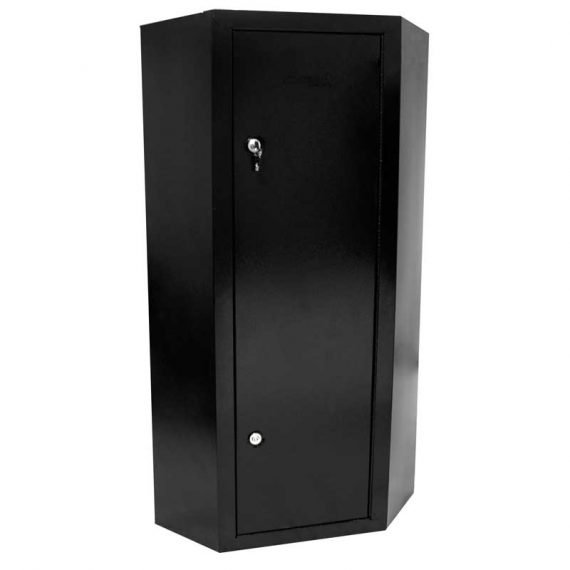 Homak Security – HS30136010 – 10 Gun Steel Corner Cabinet