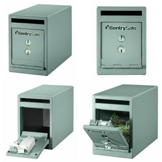 Safe-With-Drop-Slot-Solid-Steel-Deposit-Box-Security-Office-Money-Floor-Mount-0