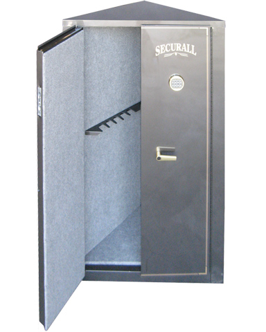 Securall - C11 -11 Gun High Security Corner Cabinet 65"H x 34"W x 18"D