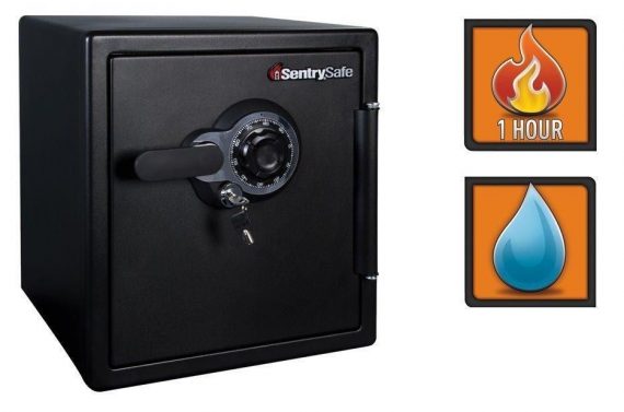 Sentry-Safe-STEEL-Security-Lock-Combination-Gun-Electronic-Fire-Water-Proof-0