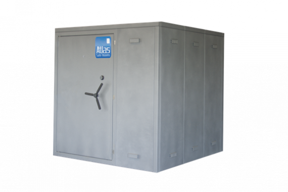 Atlas Safe Rooms – Alternate Series – 14 Person Safe Room – 6′ 5″ by 6′ 5″