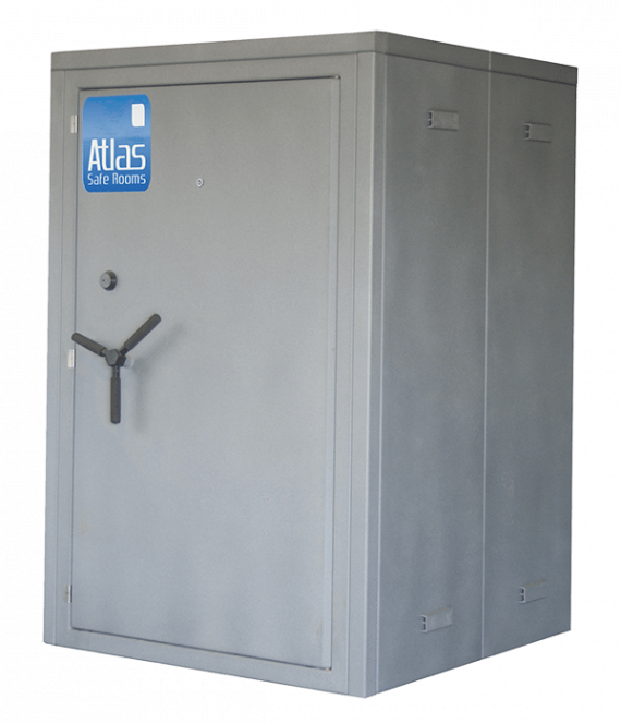 Atlas Safe Rooms – Guardian Series – 6 Person Safe Room – 4′ 5″ by 4′ 5″