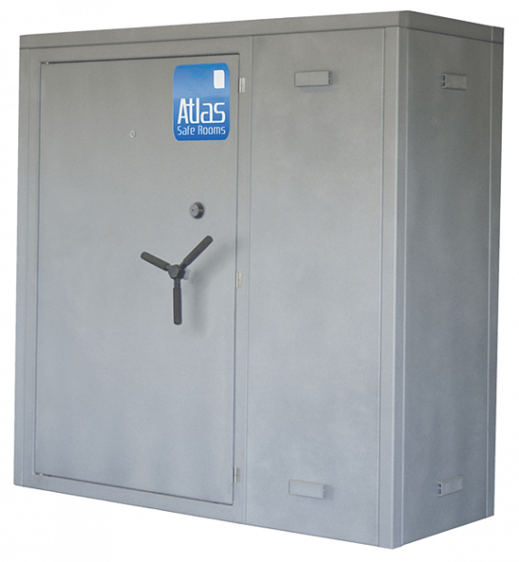 Atlas Safe Rooms – Titan Series – 4 Person Safe Room – 6′ 5″ by 2′ 5″