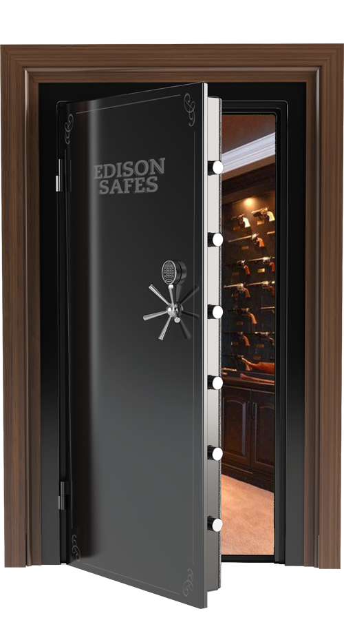 Edison Safes - 80" x 30" Vault Door - 30-60 Minute Fire Rating