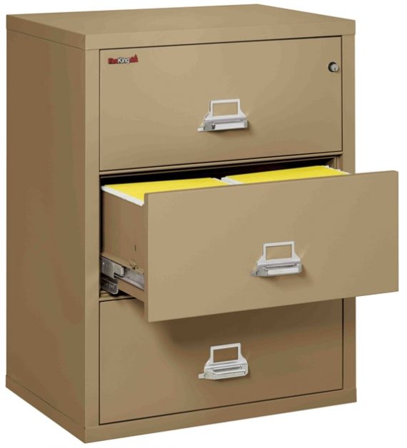 Fire King 3-3122-C – Lateral Fireproof File Cabinets – 3 Drawer 1 Hour Fire Rating