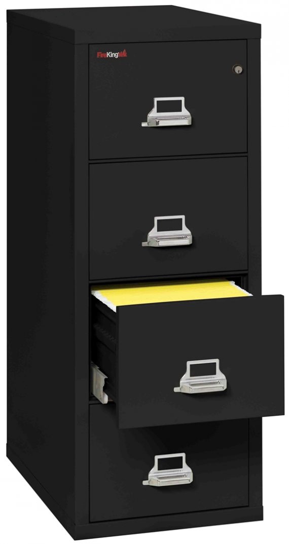 Fire King 4-2131-C – Vertical Fireproof File Cabinets – 4 Drawer 1 Hour Fire Rating