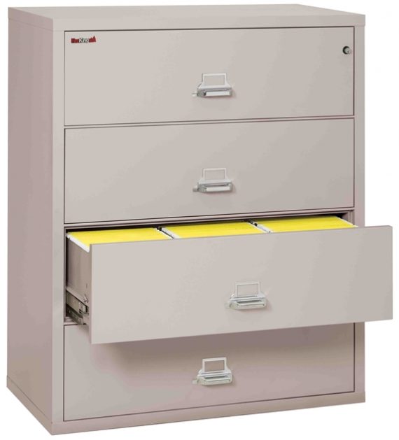 Fire King 4-4422-C – Lateral Fireproof File Cabinets – 4 Drawer 1 Hour Fire Rating