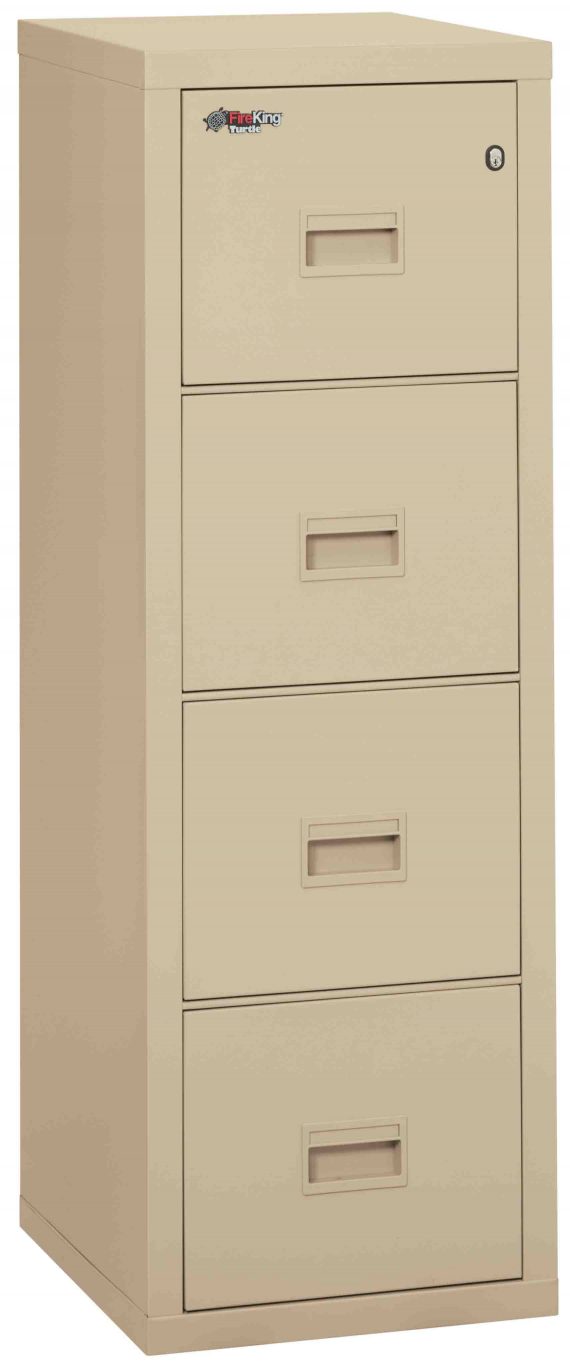 Fire King 4R1822-C – Turtle Fireproof File Cabinets – 4 Drawer 1 Hour Fire Rating