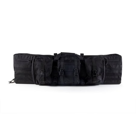 D3fy Premium Double Gun Case with outside Pockets and Back Pack Straps