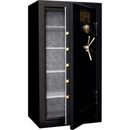 Mesa Safe MBF6032C-P Fire Resistant Large Security Safe with Mechanical Dial Lock, Black