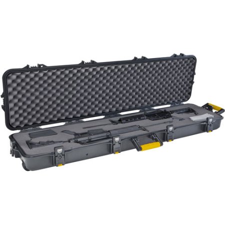 Plano Gun Guard All Weather Double Scoped Rifle Case with Wheels, Black