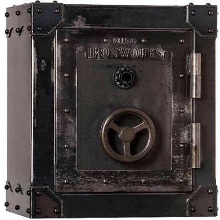 Rhino Ironworks Antiqued Fire Safe with Wheel Handle, 3027