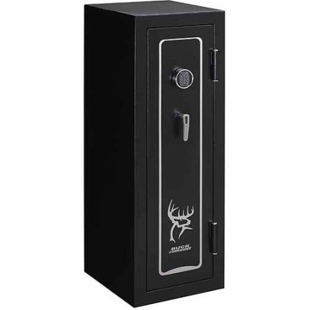 Stack-On 18-Gun Buck Commander Fire-Resistant Safe with Electronic Lock, Matte Black