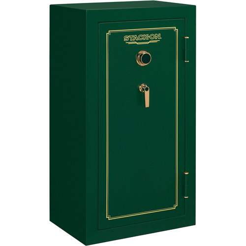 Stack-On 24 Gun Fire Resistant Security Safe with Combination Lock, Matte Hunter Green