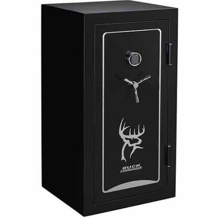 Stack-On 40-Gun Buck Commander Fire-Resistant Safe with Electronic Lock, Matte Black