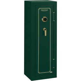 Stack-On 8 Gun Fire Resistant Security Safe with Combination Lock FS-8-MG-C Hunter Green